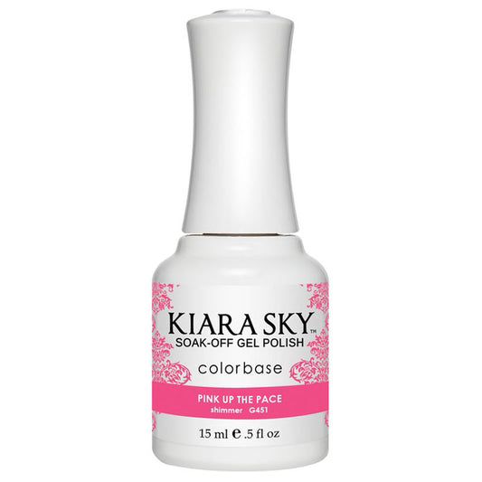 Gel Polish - G451 Pink Up The Pace Diamond Nail Supplies
