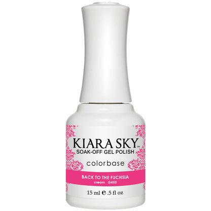 Gel Polish - G453 Back To The Fuchsia Diamond Nail Supplies