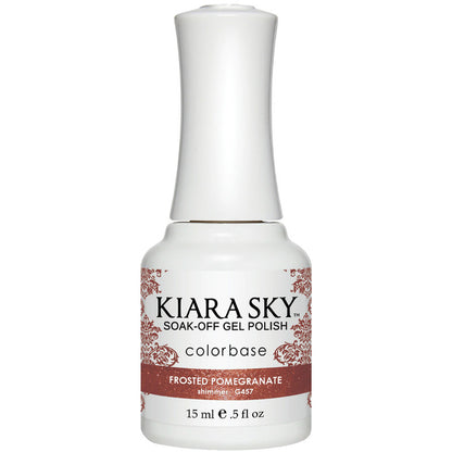 Gel Polish - G457 Frosted Pomegranate Diamond Nail Supplies
