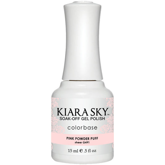 Gel Polish - G491 Pink Powderpuff Diamond Nail Supplies