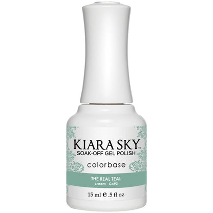 Gel Polish - G493 The Real Teal Diamond Nail Supplies