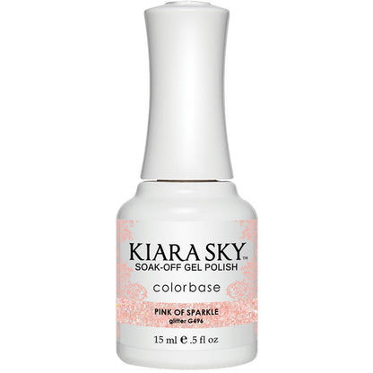 Gel Polish - G496 Pinking Of Sparkle Diamond Nail Supplies