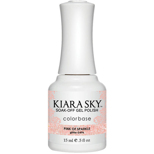 Gel Polish - G496 Pinking Of Sparkle Diamond Nail Supplies