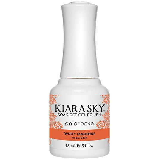 Gel Polish - G542 Twizzly Tangerine Diamond Nail Supplies
