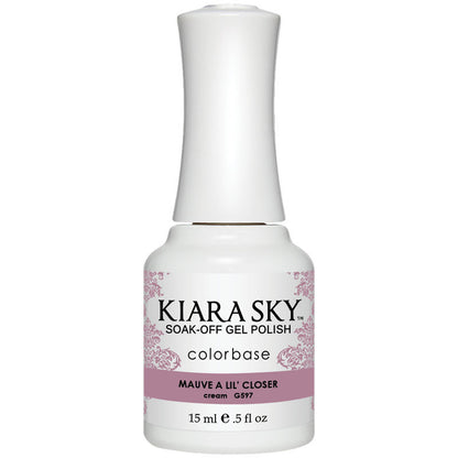 Gel Polish - G597 Mauve A Lil Closer Diamond Nail Supplies