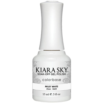 Gel Polish - G623 Milky White Diamond Nail Supplies