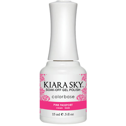 Gel Polish - G626 Pink Passport Diamond Nail Supplies