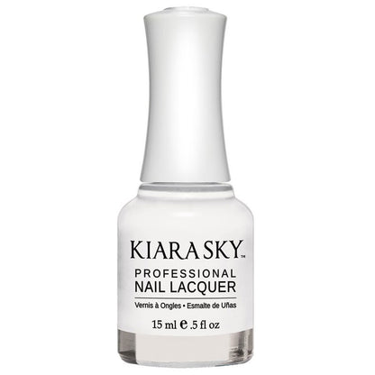 Nail Lacquer - N401 Pure White Diamond Nail Supplies