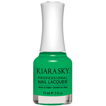 Nail Lacquer - N448 Green With Envy Diamond Nail Supplies