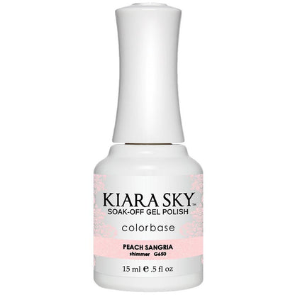 Gel Polish - G650 Peach Sangria Diamond Nail Supplies
