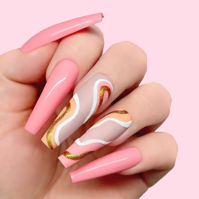 Nail Lacquer - N646 Peaches and Cream Diamond Nail Supplies