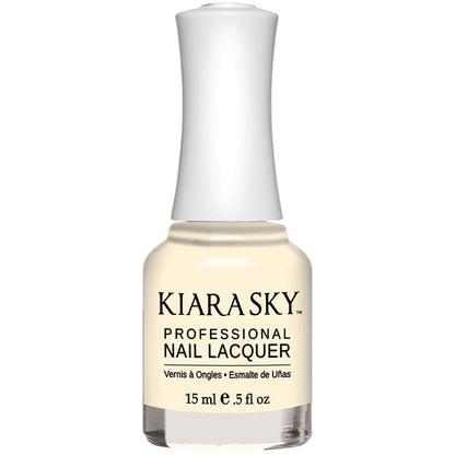 Nail Lacquer - N645 White Peach Diamond Nail Supplies