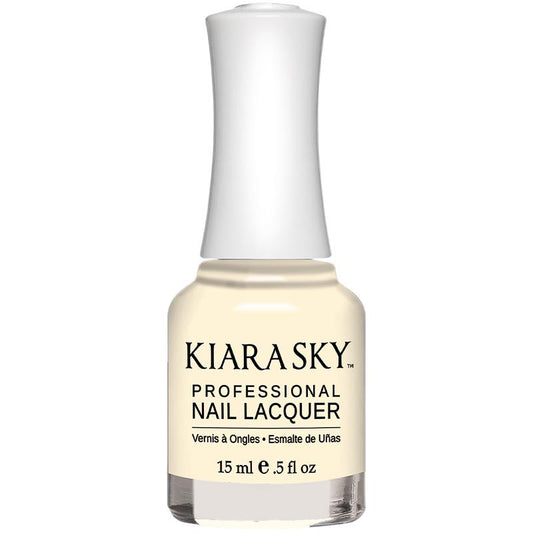 Nail Lacquer - N645 White Peach Diamond Nail Supplies