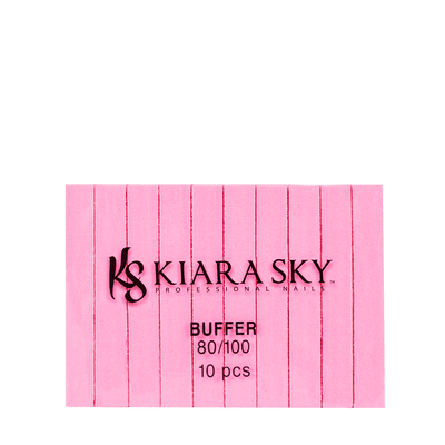 KS Pink Buffer Blocks 2 Way 10pk Diamond Nail Supplies