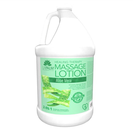Healing Therapy Massage Lotion - Triple Aloe Vera 1 Gallon Diamond Nail Supplies