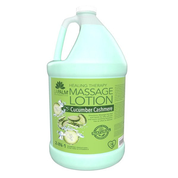 Healing Therapy Massage Lotion - Cucumber Cashmere 1 Gallon Diamond Nail Supplies