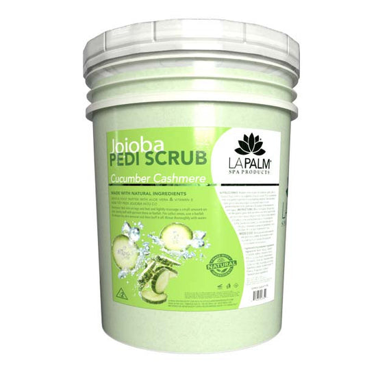 Jojoba Pedi-Gel Scrub - Cucumber Cashmere 5 Gallon Diamond Nail Supplies