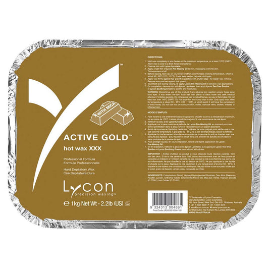 Active Gold Hot Wax 1kg Diamond Nail Supplies