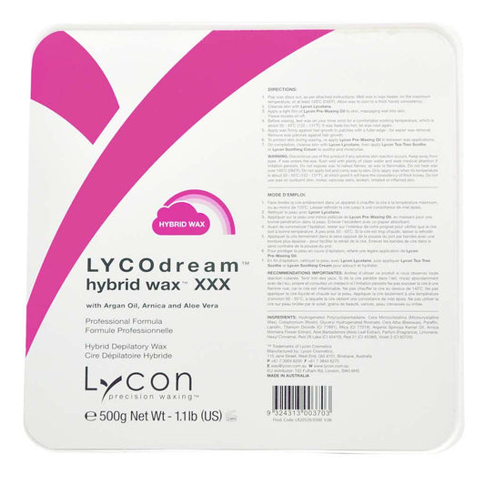 Lycodream Hybrid Hot Wax 500g Diamond Nail Supplies