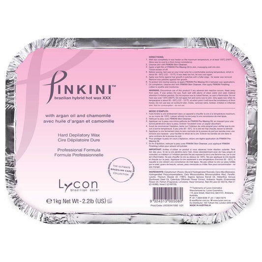 Pinkini Brazilian Hybrid Hot Wax 1kg Diamond Nail Supplies
