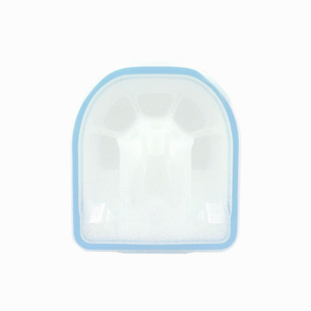Soak Off Manicure Bowl White & Blue Diamond Nail Supplies