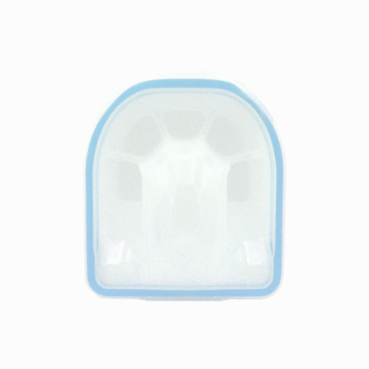 Soak Off Manicure Bowl White & Blue Diamond Nail Supplies