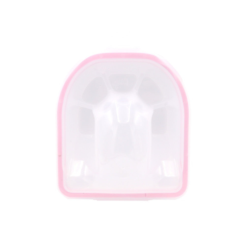 Soak Off Manicure Bowl White & Pink Diamond Nail Supplies