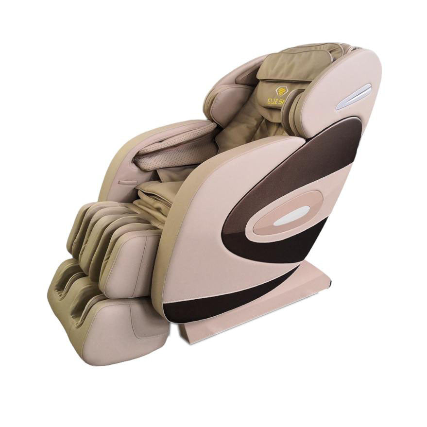 3D Massage Chair - RK7908D Light Brown Diamond Nail Supplies