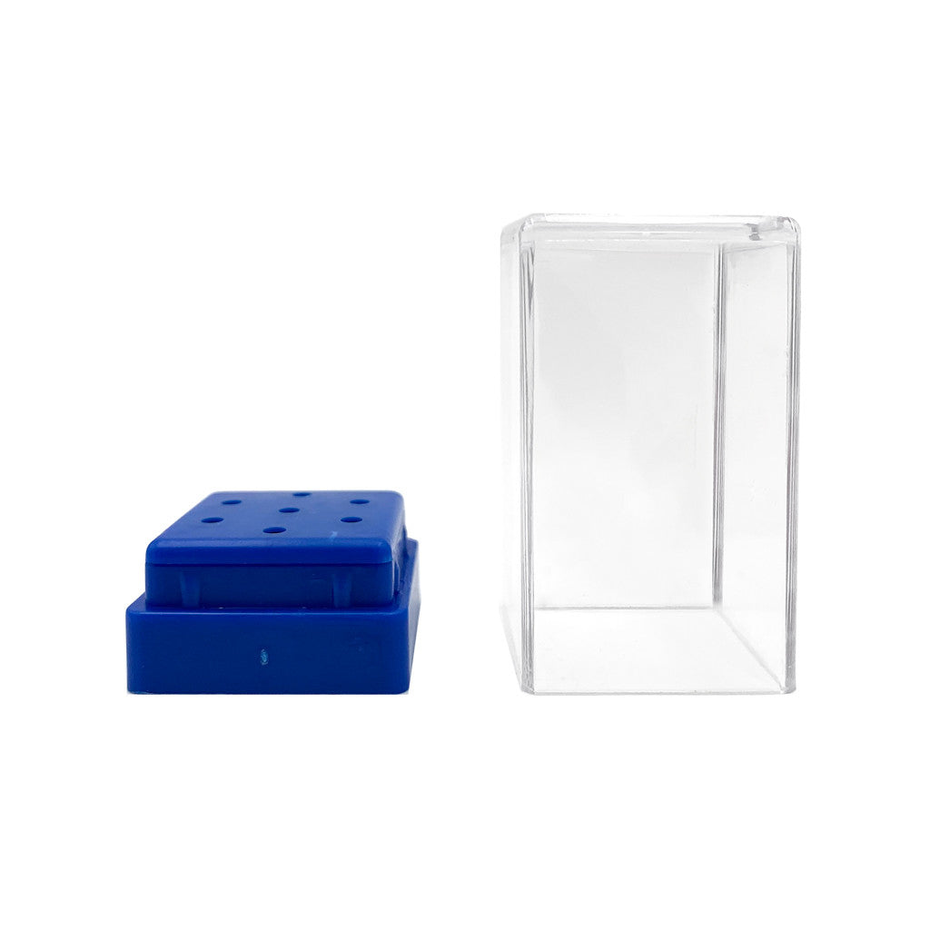 Drill Bit Holder Mini Blue 7 Bits Diamond Nail Supplies