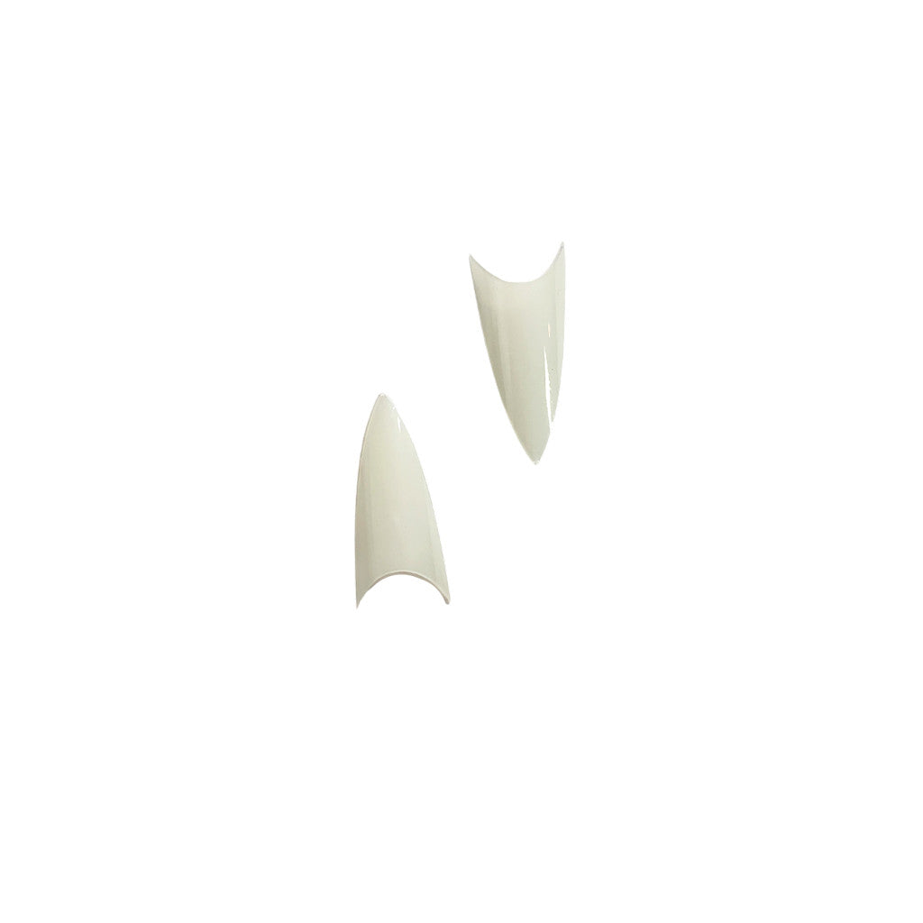 Medium Stiletto Tips Natural 500pc Diamond Nail Supplies