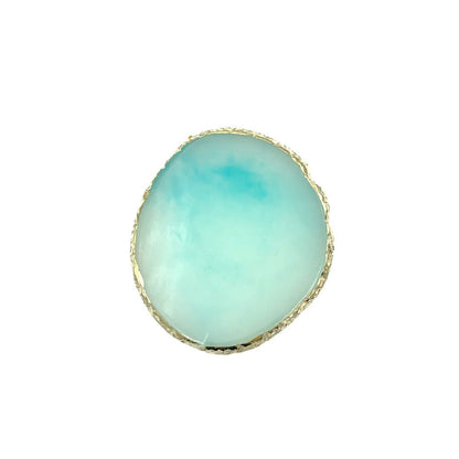 Gemstone Resin Round Display Palette Mix Blue - Assorted Size Diamond Nail Supplies