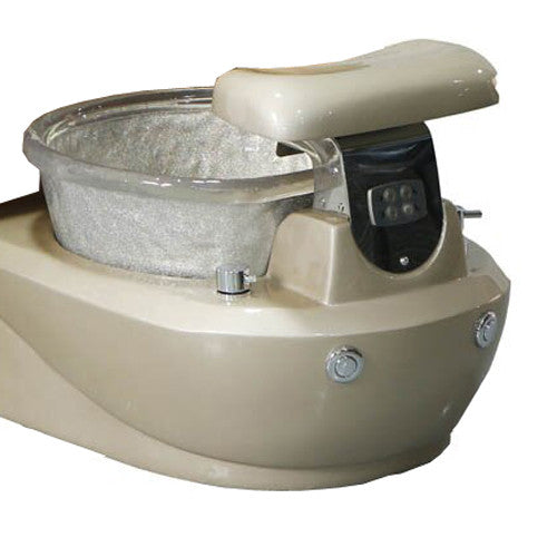 Pedicure Base Tub - PMC01 Deluxe Gold / Holigraphic Bowl Diamond Nail Supplies