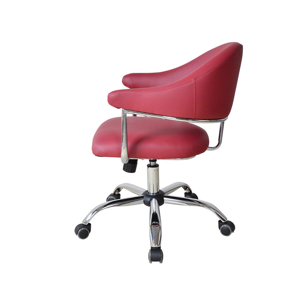 Premium Customer Chair - GY2110 Burgundy Diamond Nail Supplies