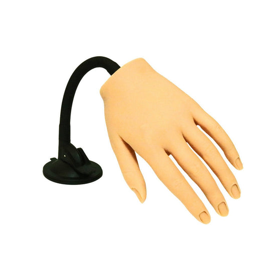 Realistic Silicone Practice Hand With Suction Cup Diamond Nail Supplies