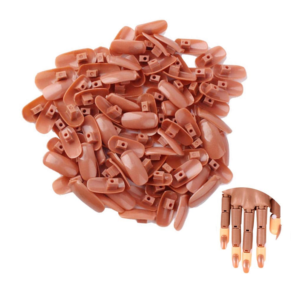 Replacement Tips Brown For Nail Trainer 100pc Diamond Nail Supplies