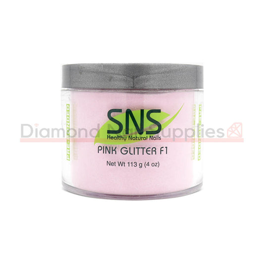 Dip Powder - Pink Glitter F1 4oz Diamond Nail Supplies