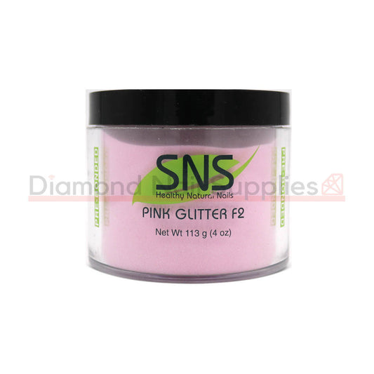 Dip Powder - Pink Glitter F2 4oz Diamond Nail Supplies