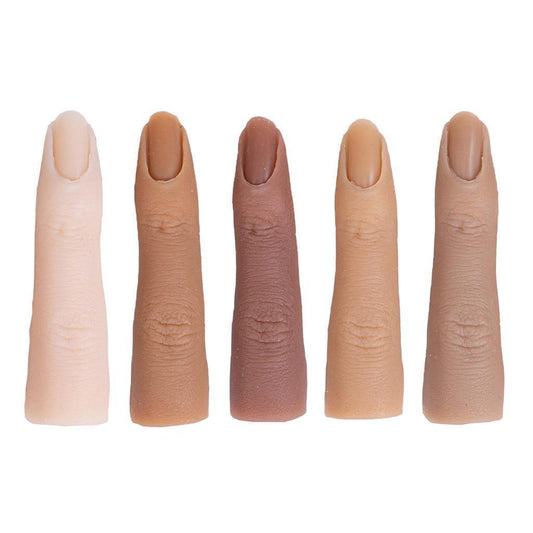 Realistic Silicone Practice Finger - Assorted Colours Diamond Nail Supplies