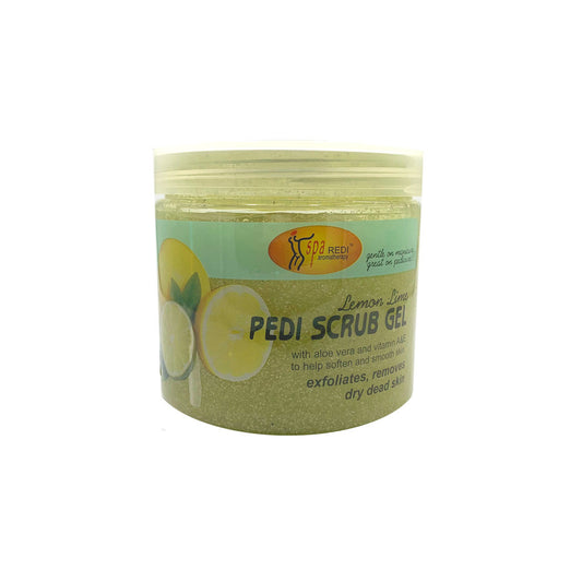 Pedi Scrub Gel - Lemon Lime 16oz Diamond Nail Supplies