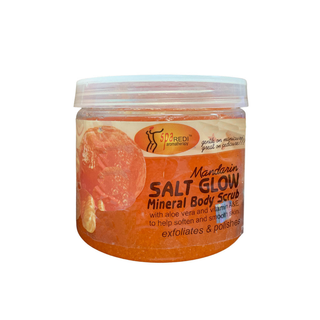 Salt Glow Scrub - Mandarin 16oz Diamond Nail Supplies
