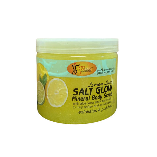 Salt Glow Scrub - Lemon Lime 16oz Diamond Nail Supplies