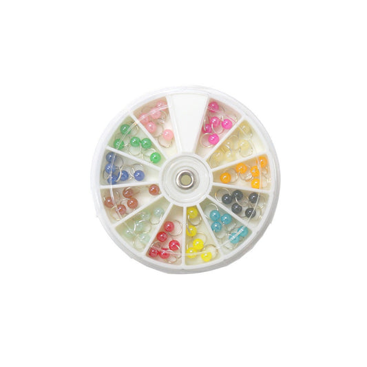 Large Spin Wheel Circle Stone Assorted Pack Diamond Nail Supplies