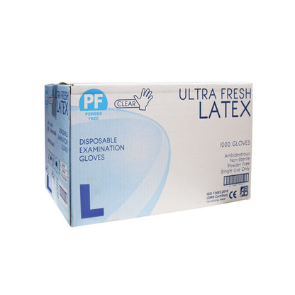 Latex Gloves Large PF Carton 10 Boxes Diamond Nail Supplies
