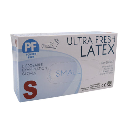 Ultra Fresh Latex Gloves White PF Small Diamond Nail Supplies