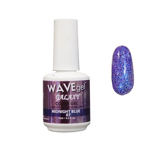 Galaxy Gel Polish - 07 Midnight Blue Diamond Nail Supplies