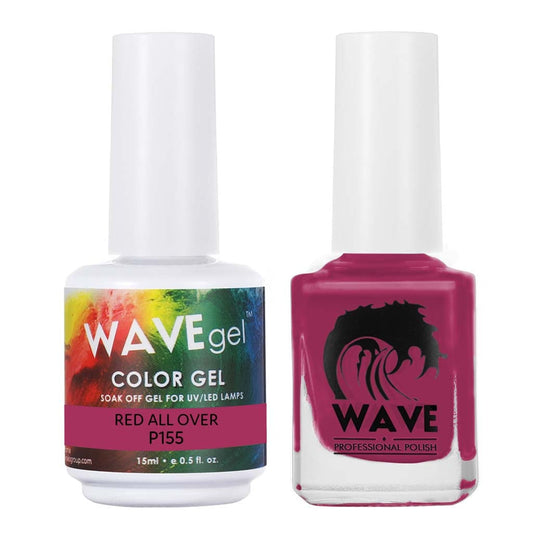 Matching - P155 Red All Over Diamond Nail Supplies