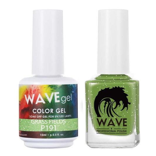 Matching - P191 Grass Fields Diamond Nail Supplies