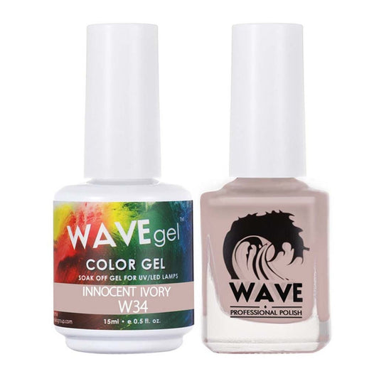 Matching - W34 Innocent Ivory Diamond Nail Supplies