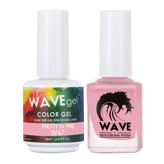 Matching - W47 Pretty in Pink Diamond Nail Supplies