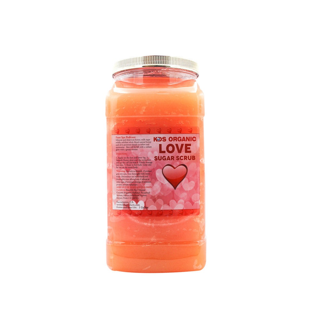 Organic Love Sugar Scrub 3.79L Diamond Nail Supplies